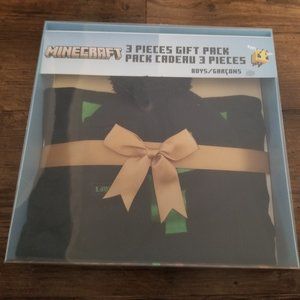Minecraft 3 piece gift set - Toque, Neck Warmer, Gloves